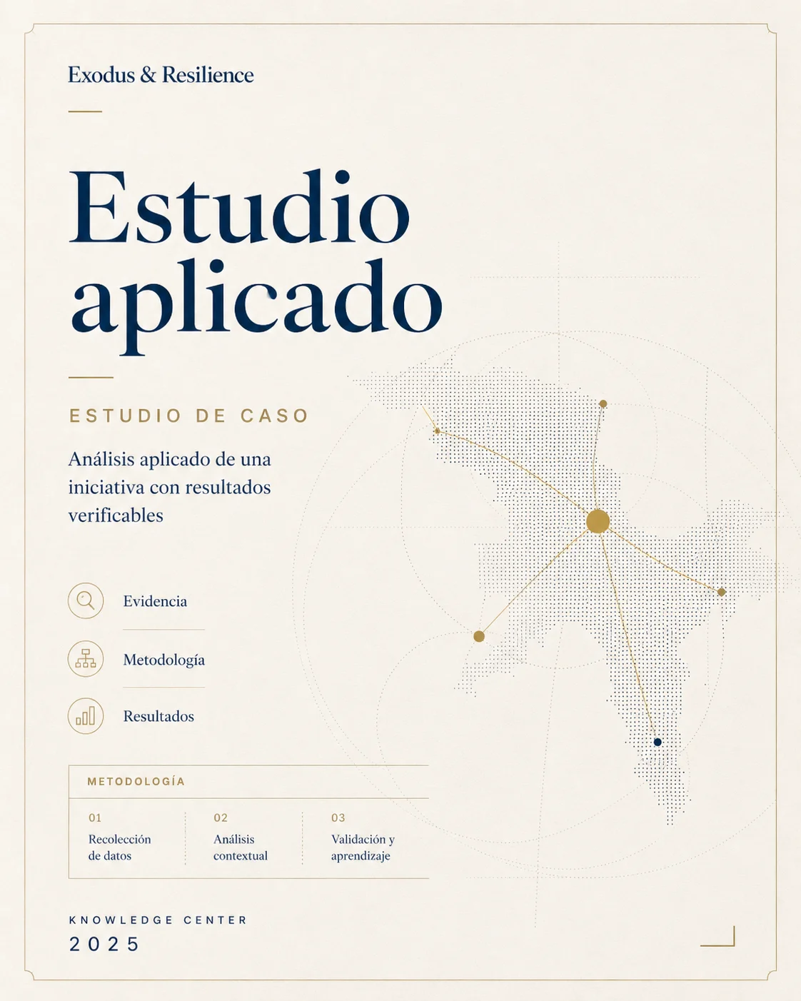 Portada Estudio aplicado · Exodus & Resilience