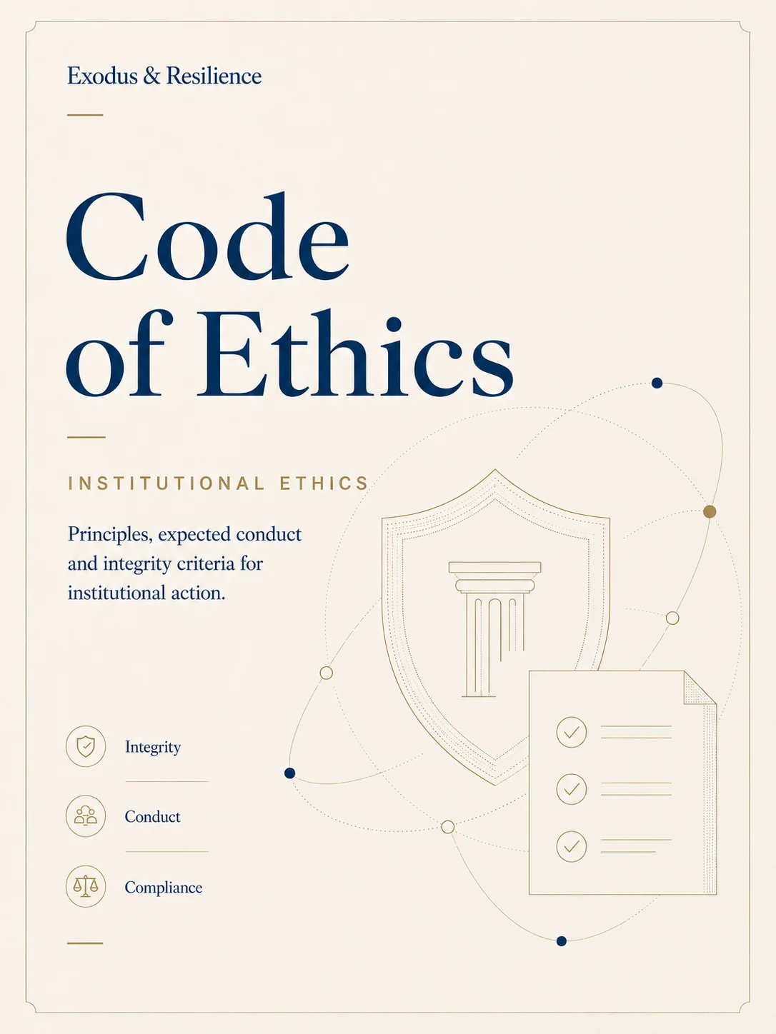 Code of Ethics cover · Exodus & Resilience